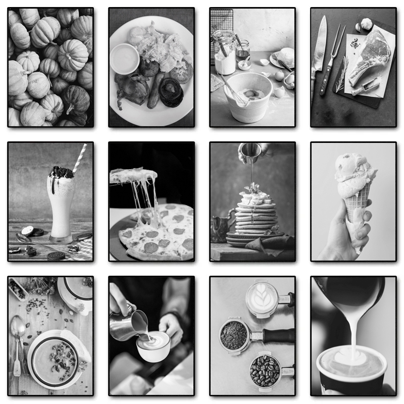 Home Cooking Cafe - لوحة فنية جدارية على قماش بتصميم