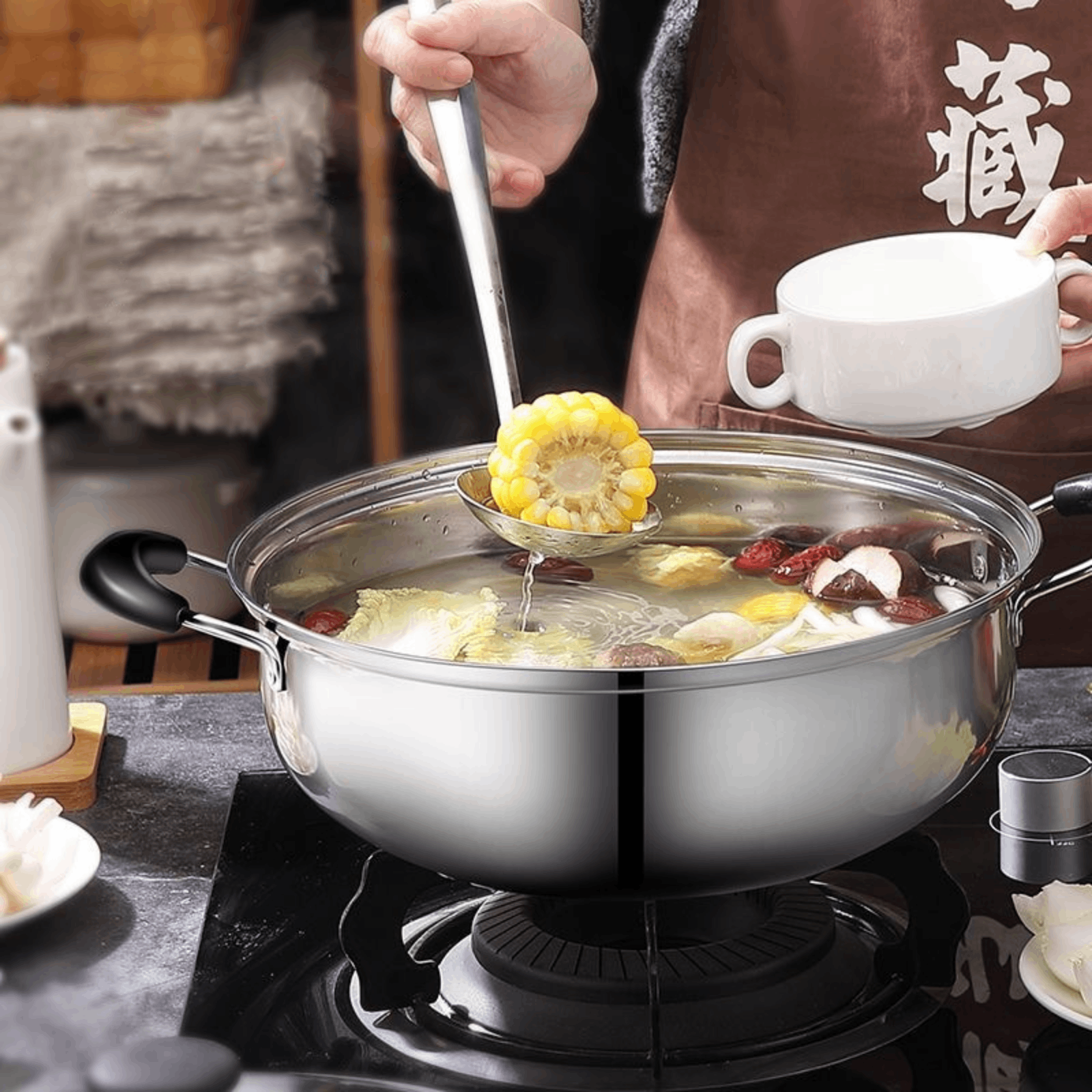 Home Cooking In Chinese - الصينية شابو شابو وعاء الطبخ وعاء