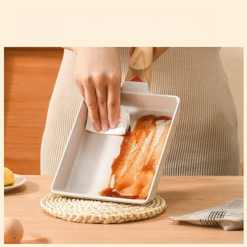 مقلاة مربعة غير لاصقة من تاماغ - مراجعة Home Cooking Egg Roll وسعره